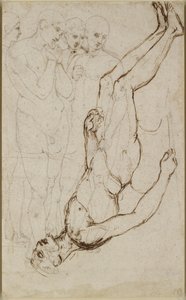 Studio del corpo di Cristo in una Pietà (retro) da Raffaello Sanzio Raphael